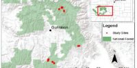 geospatial map around Gunnison, CO