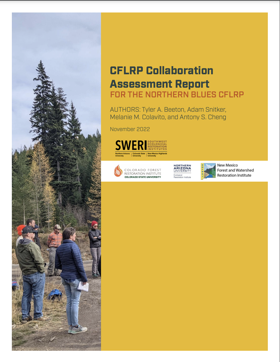 CFLRP Collaboration Assessment Report for the Northern Blues CFLRP