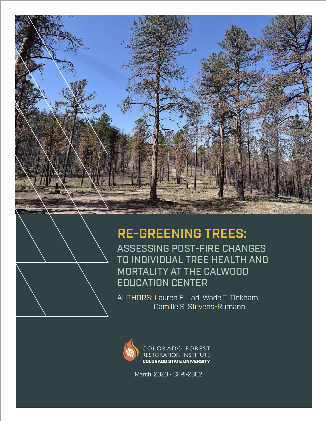 Re-greening trees: Assessing post-fire changes to individual tree health and mortality at the Calwood Education Center