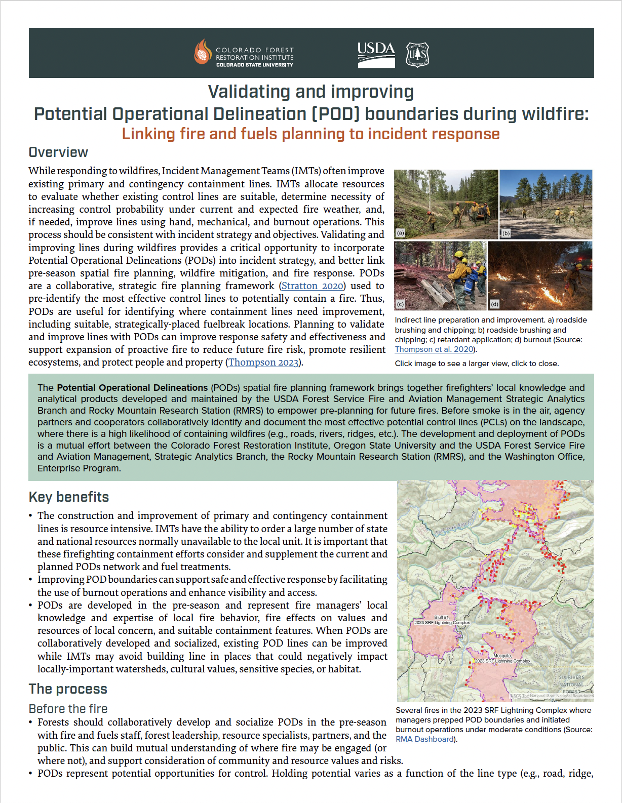 Validating and improving Potential Operational Delineation (POD) boundaries during wildfire: Linking fire and fuels planning to incident response