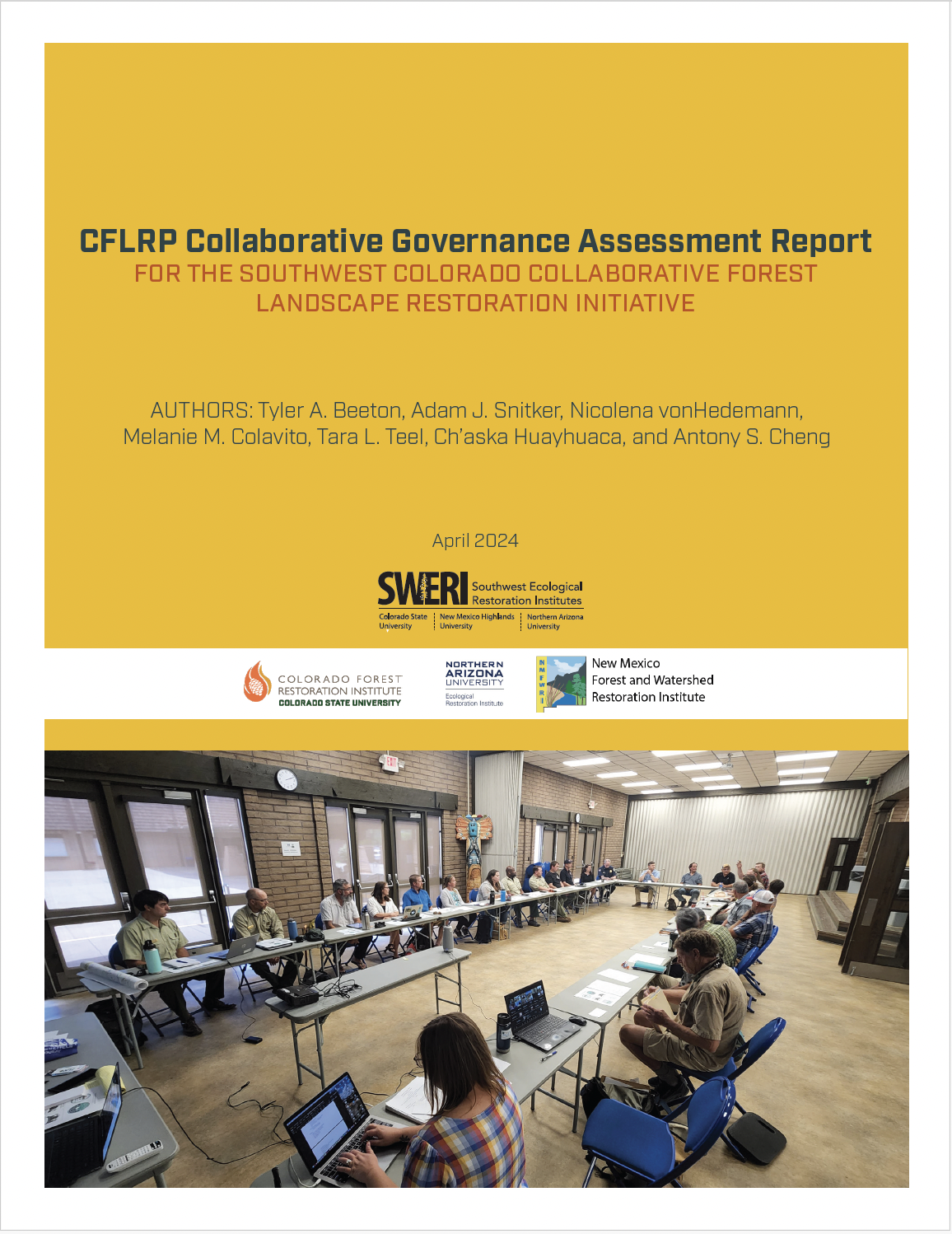 CFLRP collaborative governance assessment report for the Southwest Colorado Collaborative Forest Landscape Restoration Initiative
