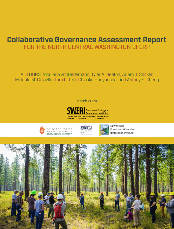 Collaborative Governance Assessment Report for the North Central Washington CFLRP