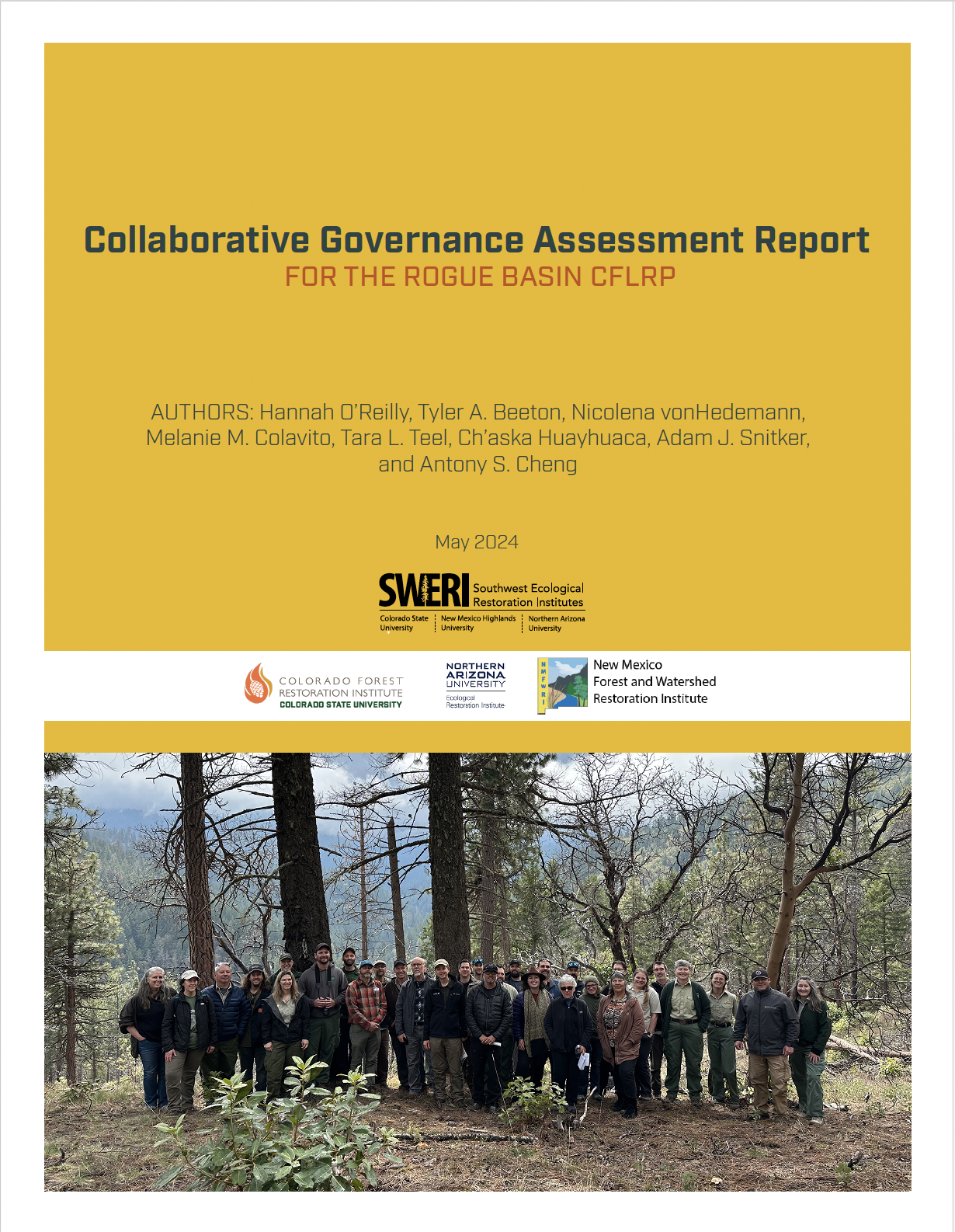 Collaboration Governance Assessment for the Rogue Basin CFLRP