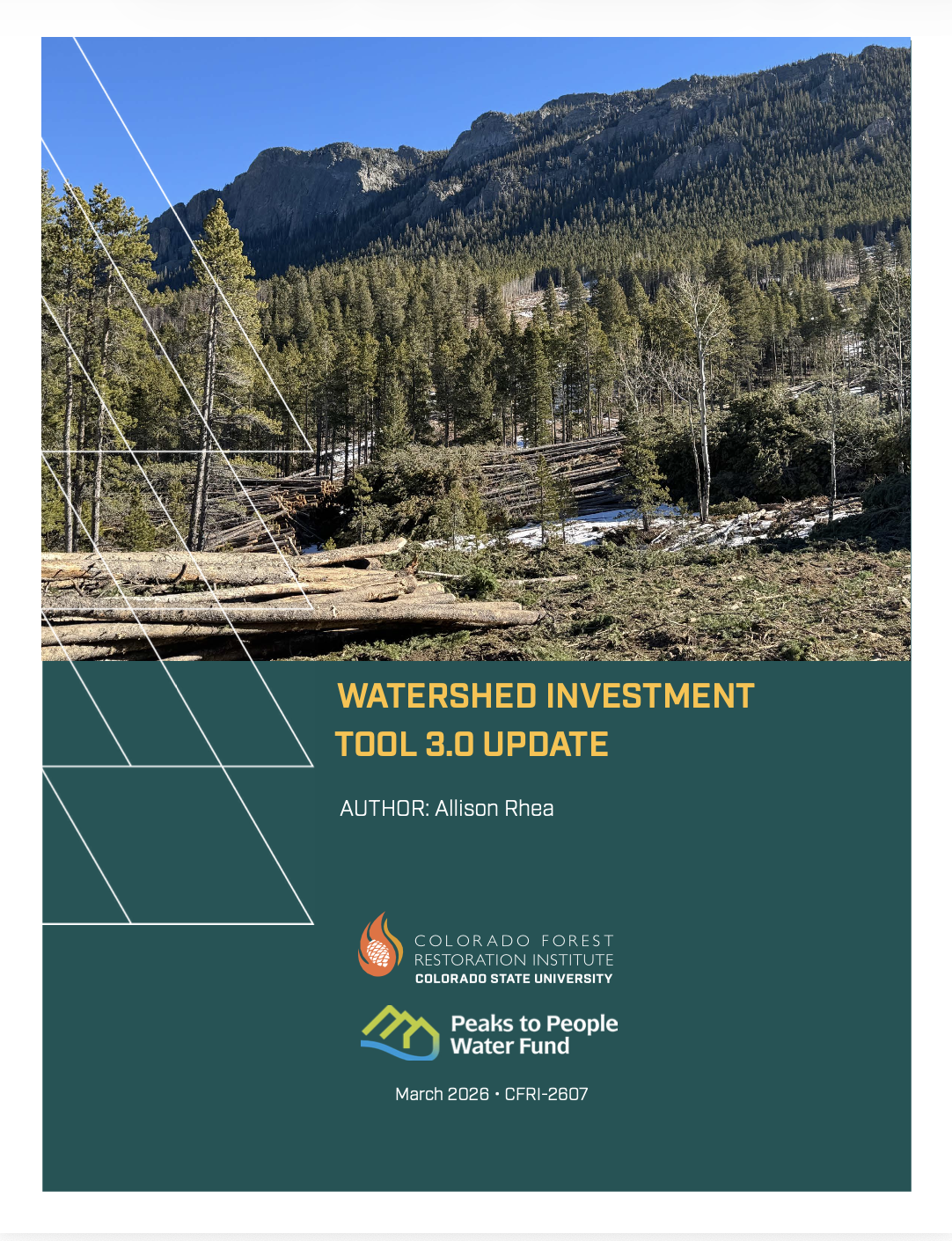 Watershed Investment Tool 3.0 Update