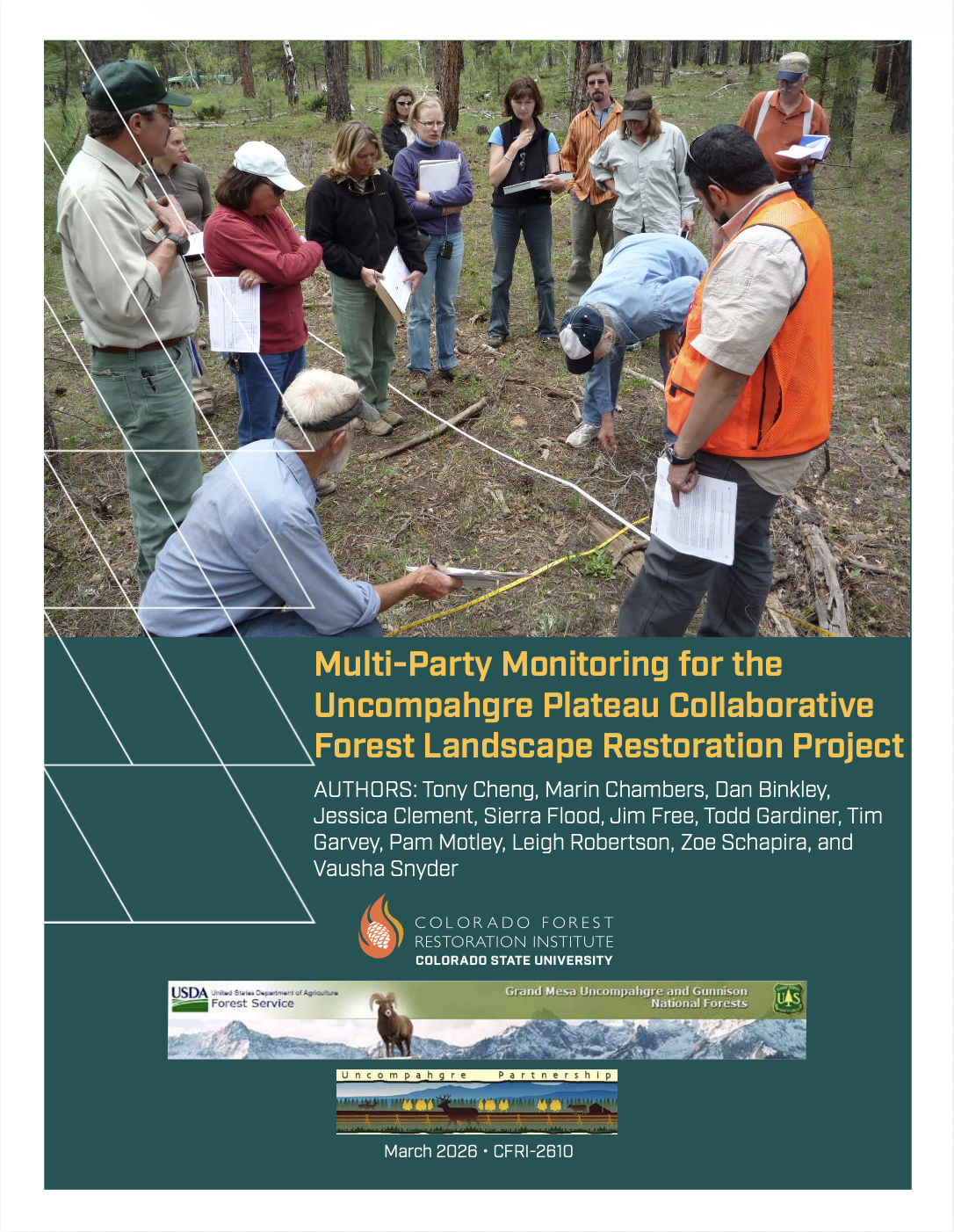 Multi-Party Monitoring for the Uncompahgre Plateau Collaborative Forest Landscape Restoration Project